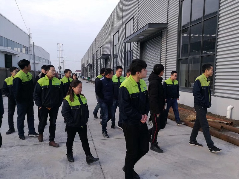 2019年2月15日南通工厂开工第一天全面培训晚上开工宴