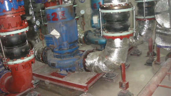 热力泵震动噪音治理案例照片